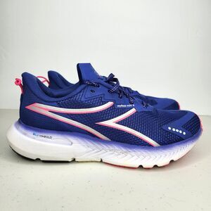 diadora Mythos Blushield Volo 4 Running Athletic Shoes Purple Blue Pink Womens 8